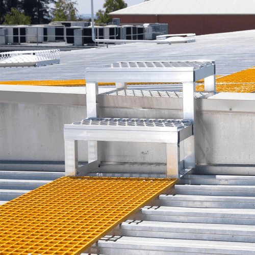 roof access safety step ladder 